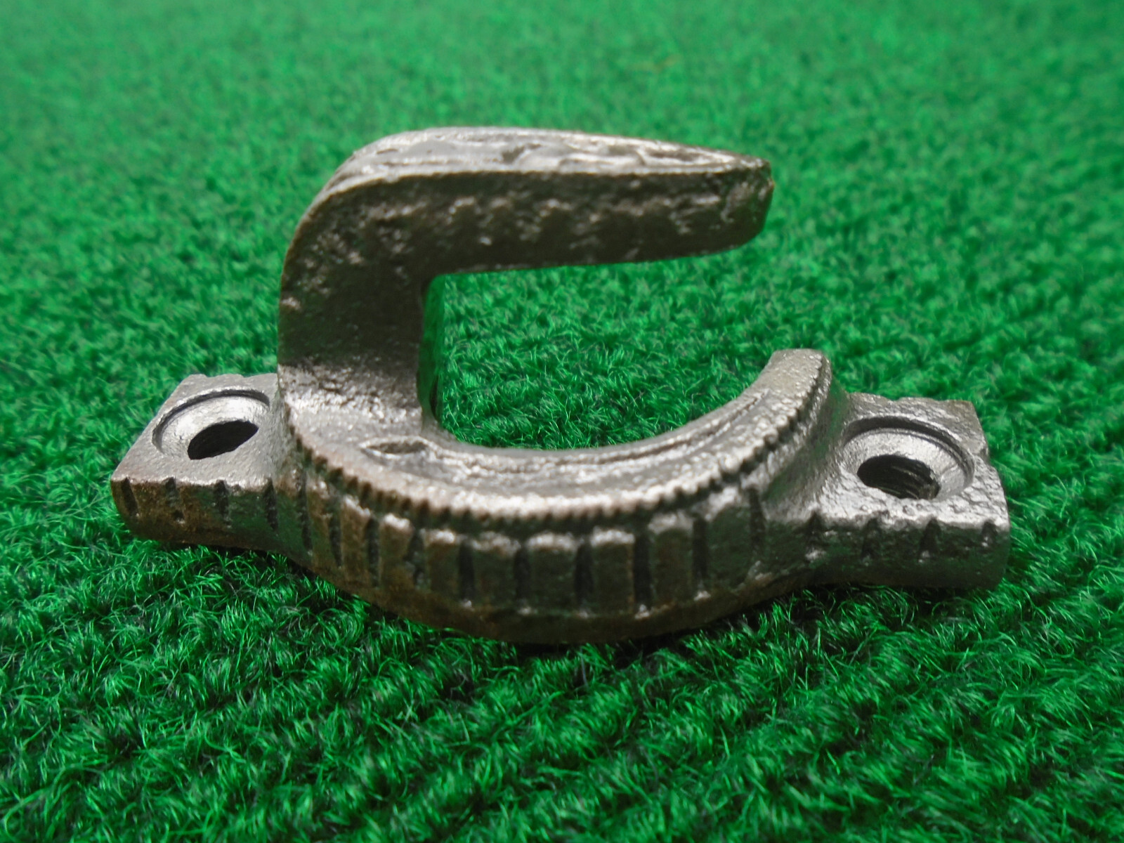 ONE 2 1/4" EASTLAKE STYLE SASH WINDOW LATCH KEEPER - CAST IRON (33290)
