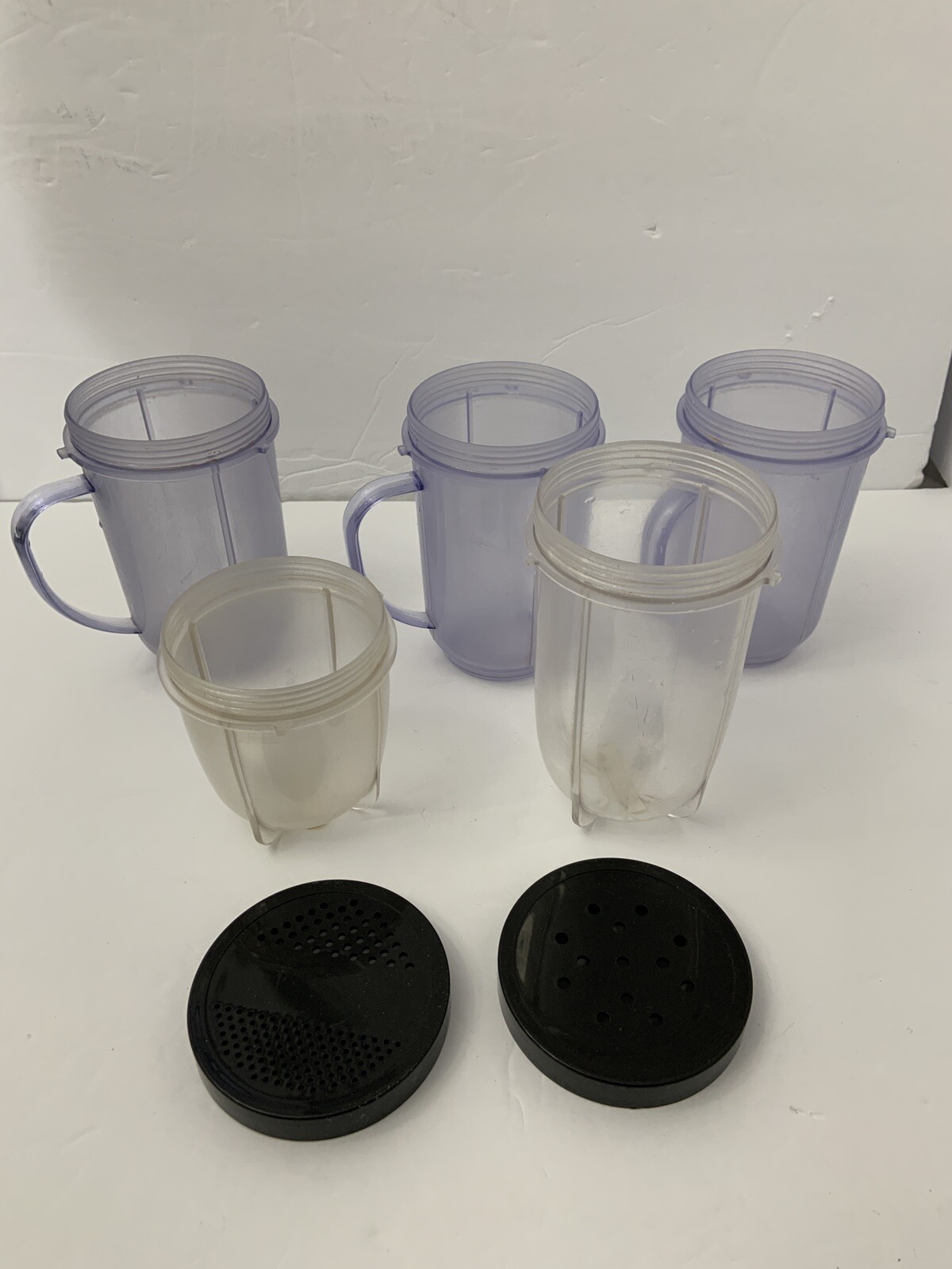 Replacement Parts. 3 Party Mugs. 1 Tall Cup. 1 Short Cup. 2 Shaker Tops, Parts.
