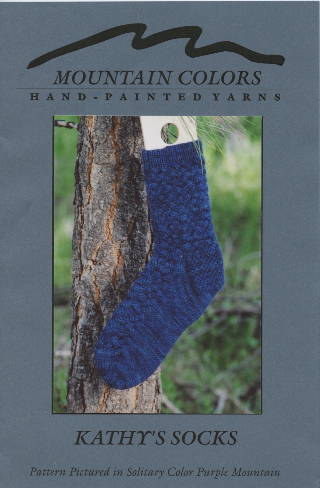 Mountain Colors Knitting Pattern - Kathy's Socks - Pattern Only