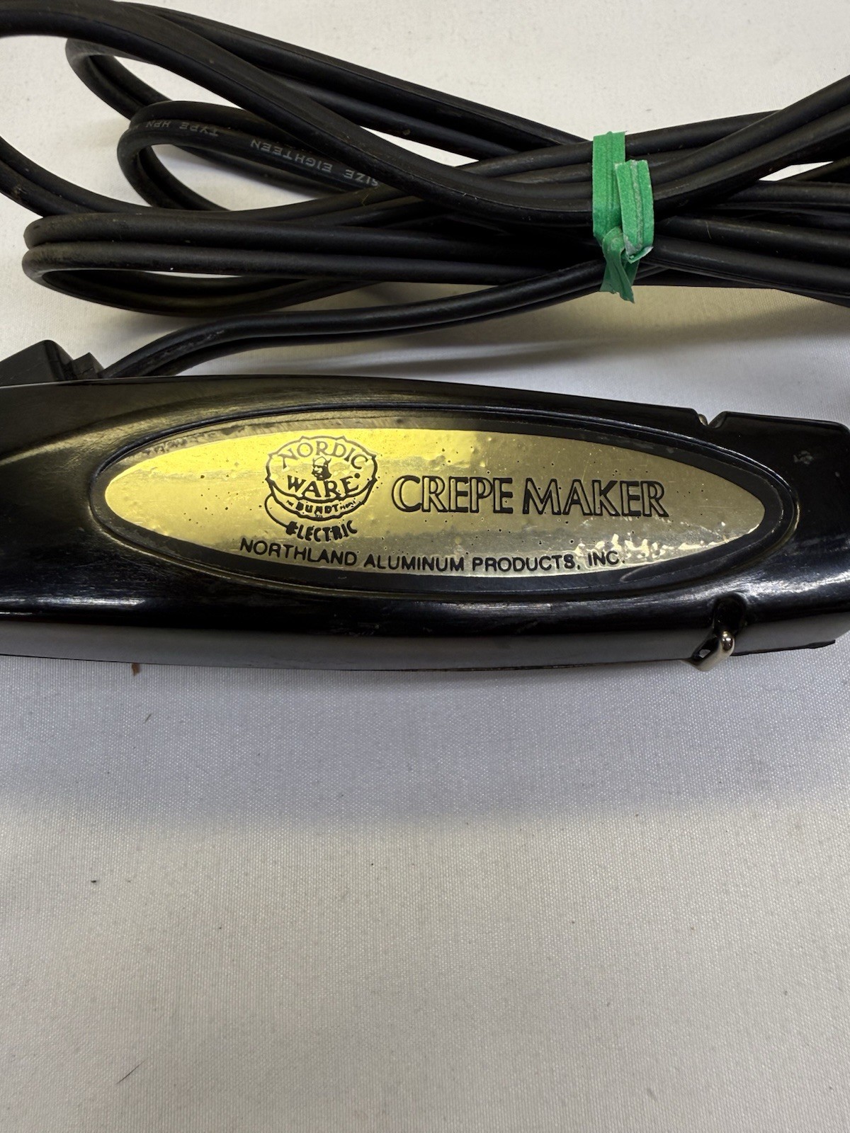 Vintage Nordic Ware Electric Crepe Maker Heavy Cast Aluminum *Read*