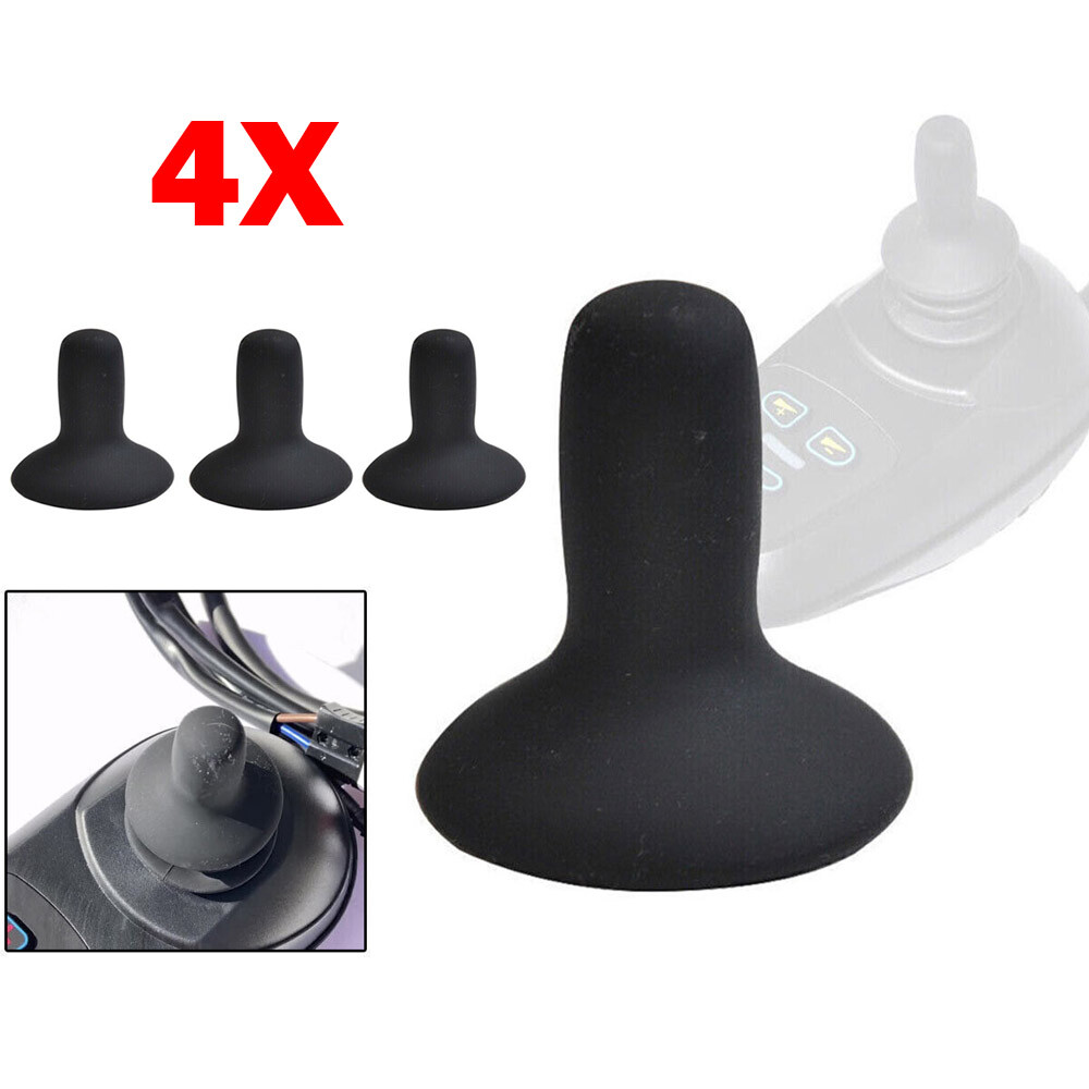 4pcs Rubber Joystick Knob Button For Hoveround Electric Wheelchair Jet