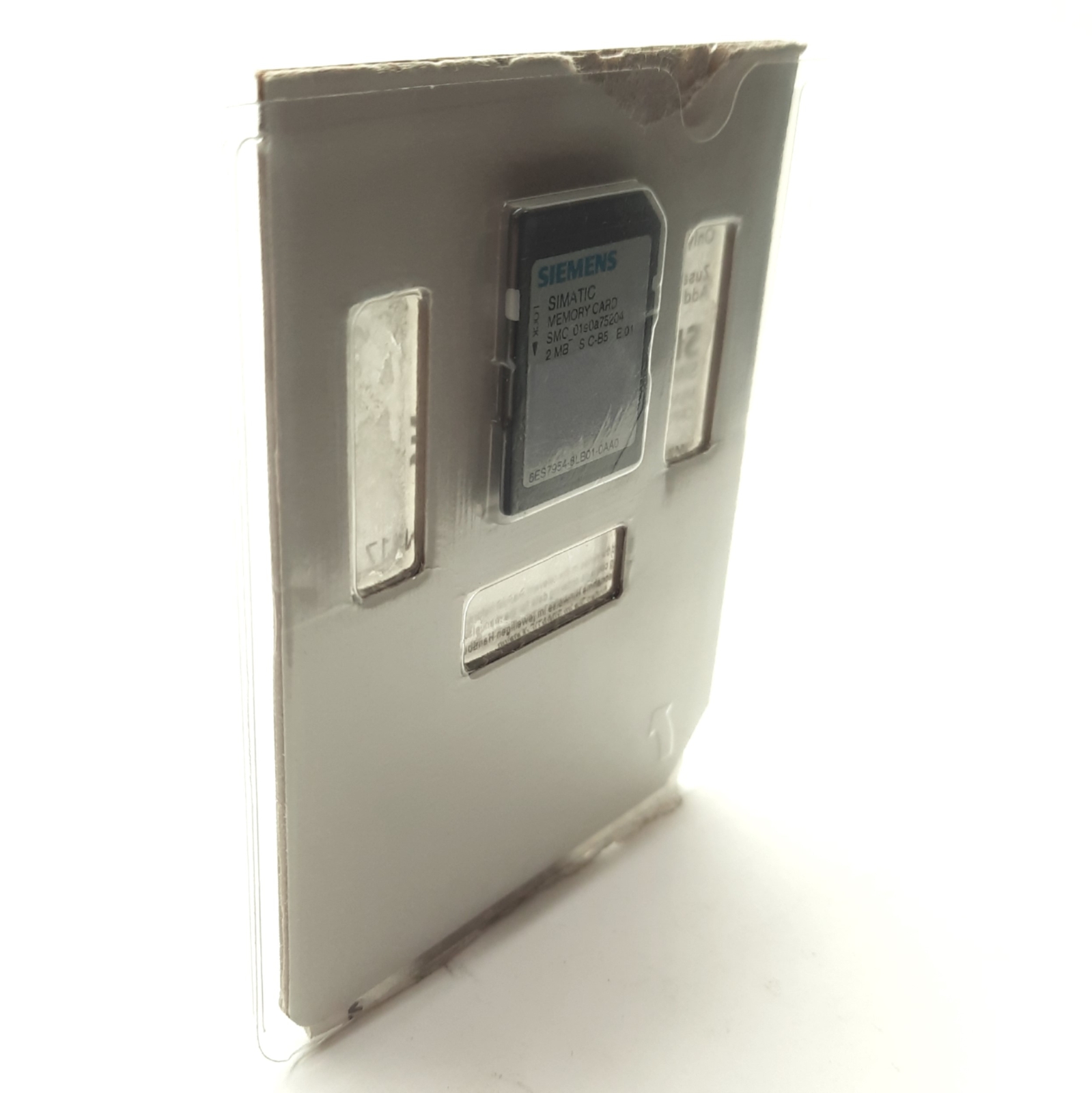 Siemens 6ES7 954-8LB01-0AA0 SIMATIC SD Memory Card, 2MB Capacity