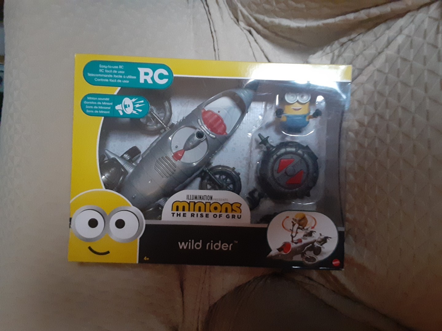 Mattel  Minions Illumination  The Rise Of Gru Wild Rider Easy To Use RC - NEW