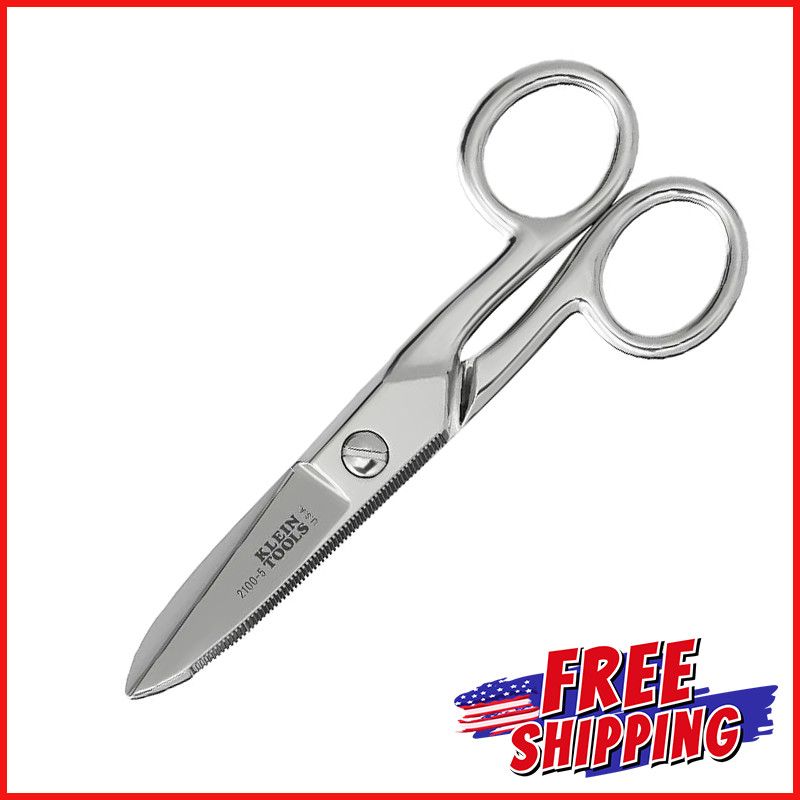 2100-5 COMPACT ELECTRICIAN SCISSORS Stainless Steel Heavy Duty Low Voltage Work