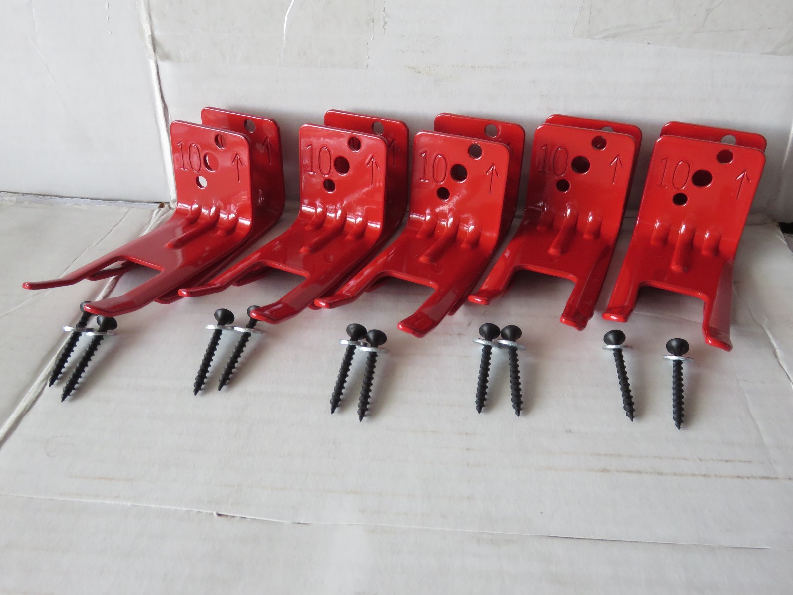 ✅🔥🧯10-FORK STYLE WALL MOUNT 5 & 10 lb SIZE FIRE EXTINGUISHER BRACKETS