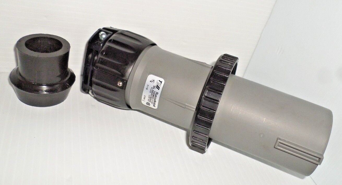 THOMAS BETTS 7328DP-1187 RUSSELLSTOLL 60-Amp PIN&SLEEVE PLUG 60A 250V/600Vac T&B