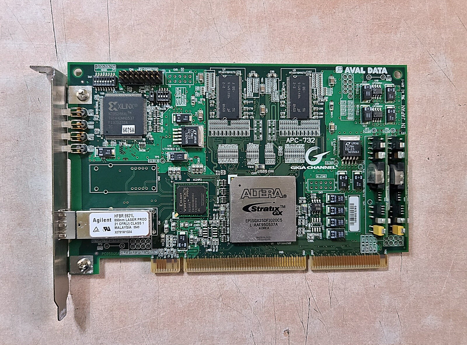 AVAL DATA Giga Channel PCB Board APC-732