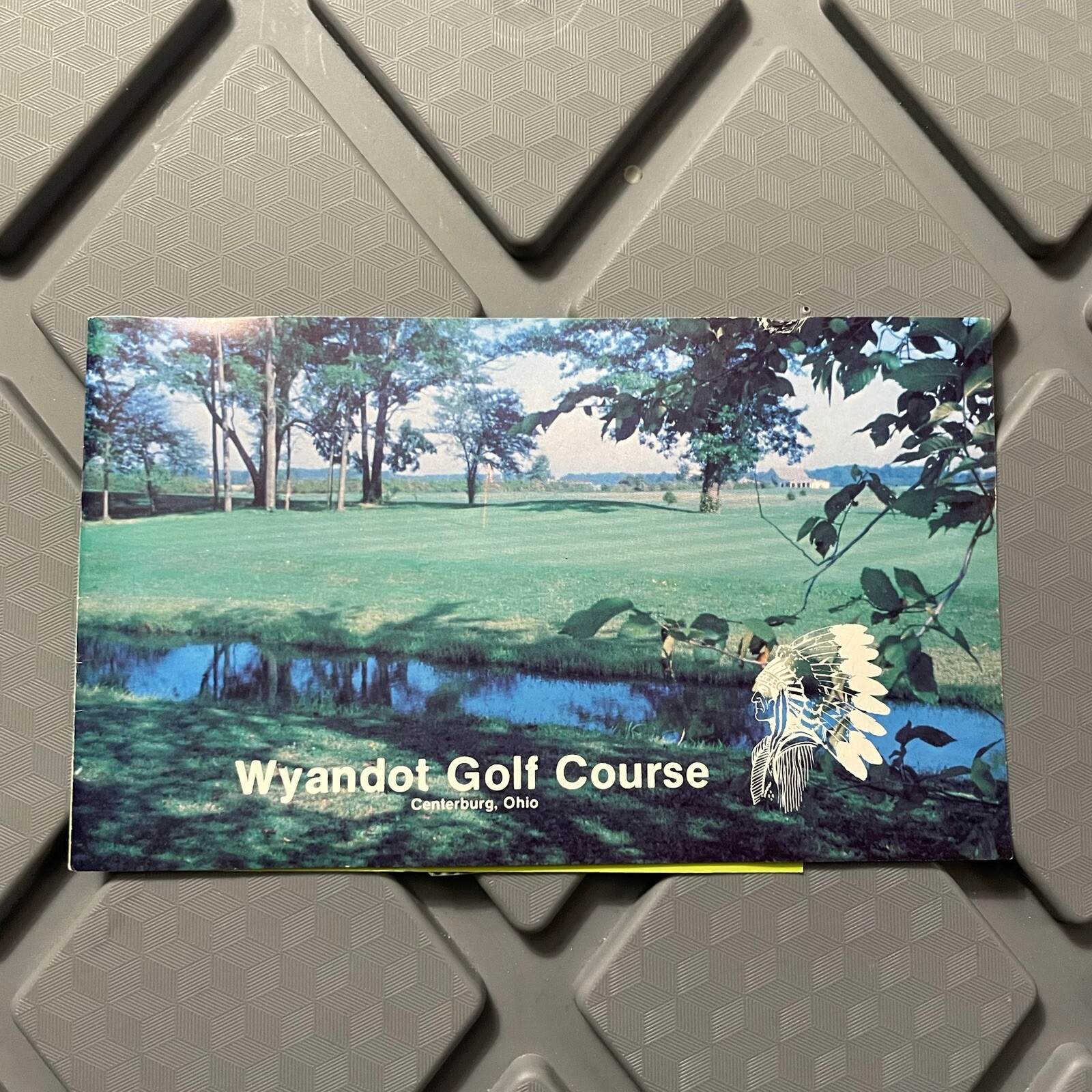 Wyandot Golf Course Scorecard Centerburg Ohio Pre Owned Filled Out 1970s