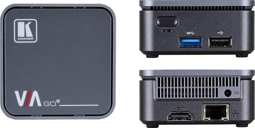 Kramer VIA GO2 Compact & Secure 4K Wireless Presentation Device