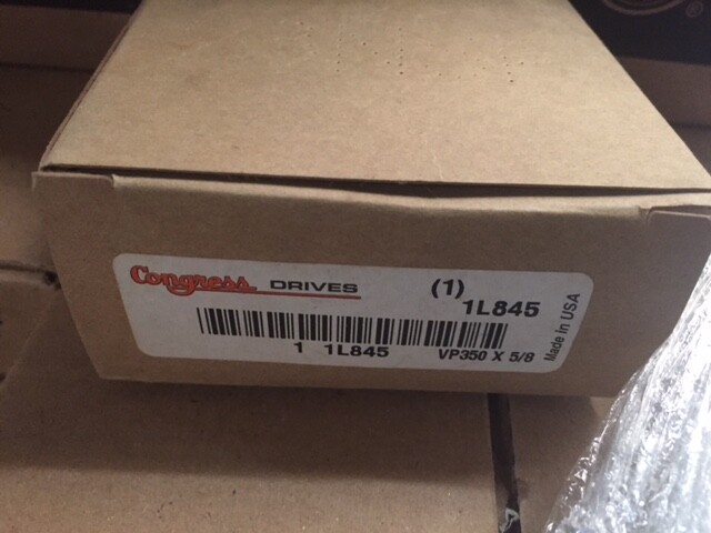 Congress Drives 1L845 - 5/8" Fixed Bore Variable Pitch V-Belt Pulley (NEW)