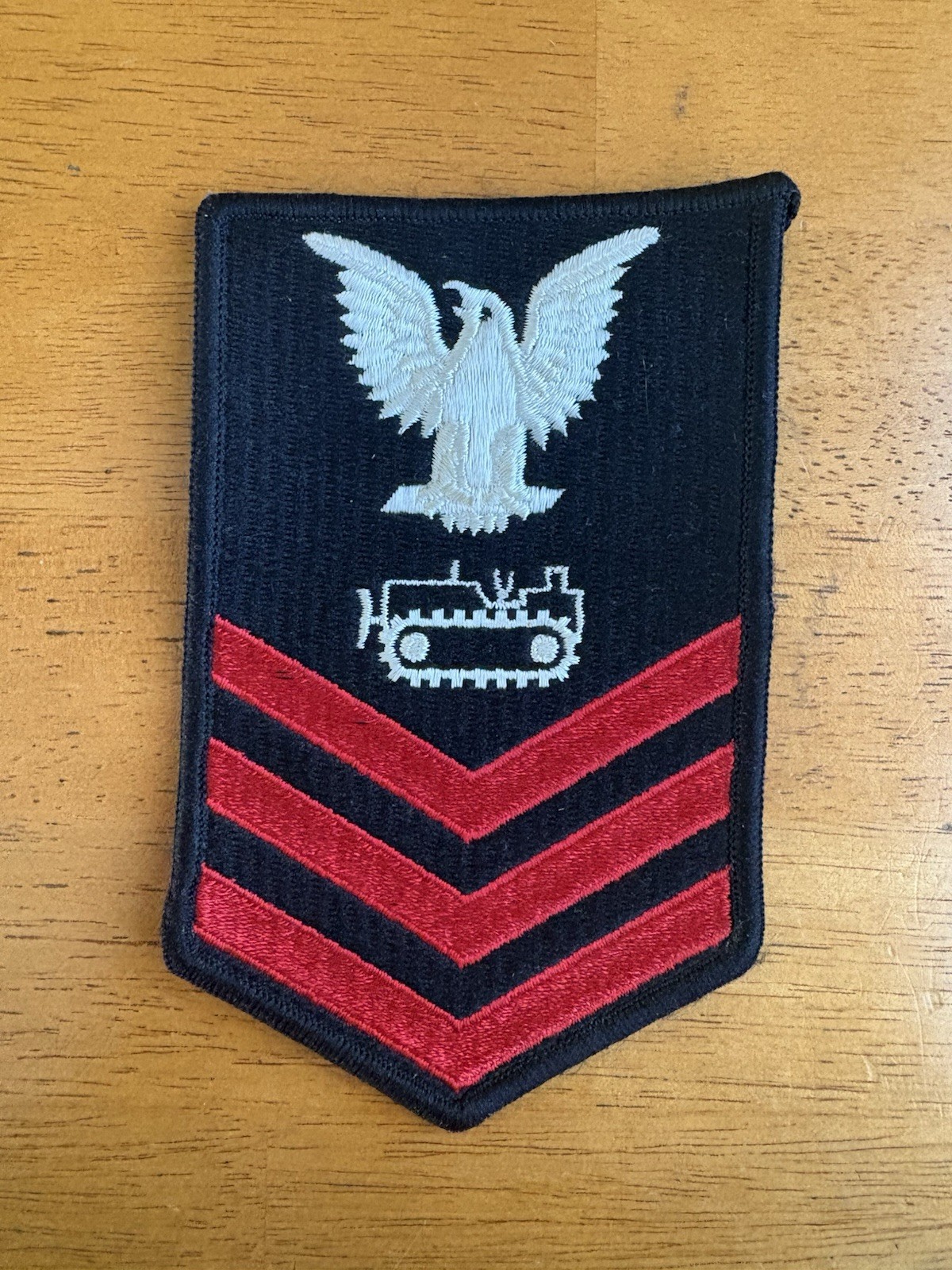 USN U.S. Navy Petty Officer 1st Class Rate Equipment Operator (EO) - Blue