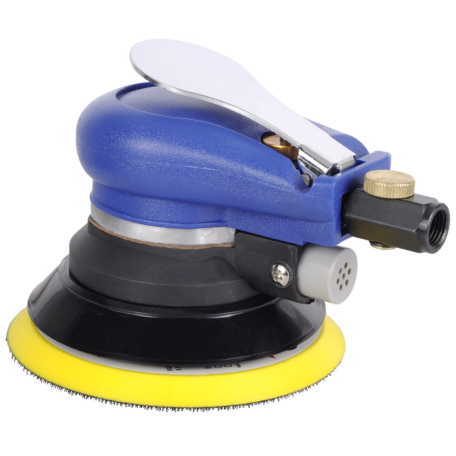 5inch Air Palm Random Orbital Sander Dualaction Pneumatic Polisher Speed Adjusta