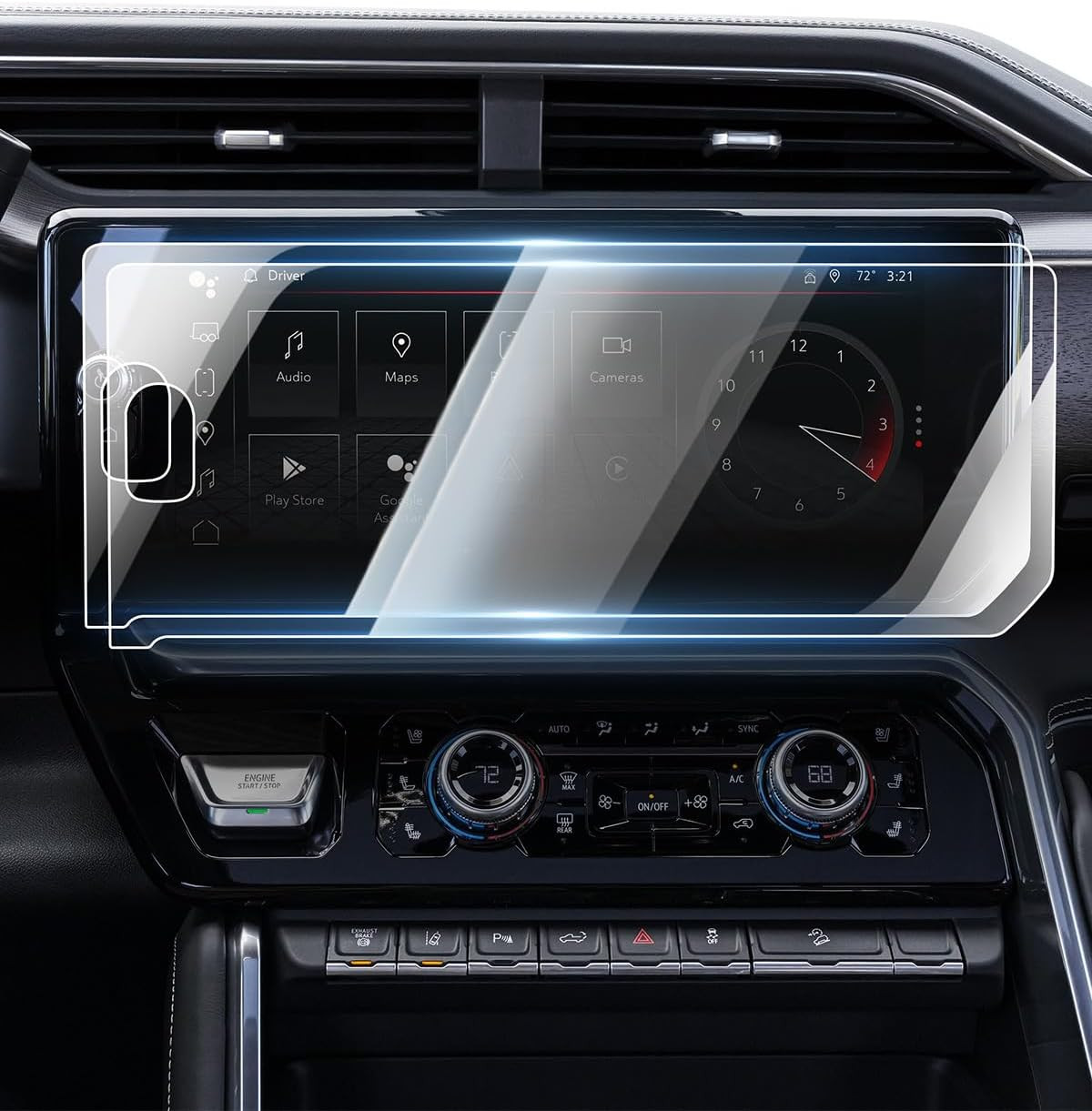 [Upgrade 2PCS Screen Protector 2025 2026 GMC Sierra 1500 (At4/At4X/Denali/Denali