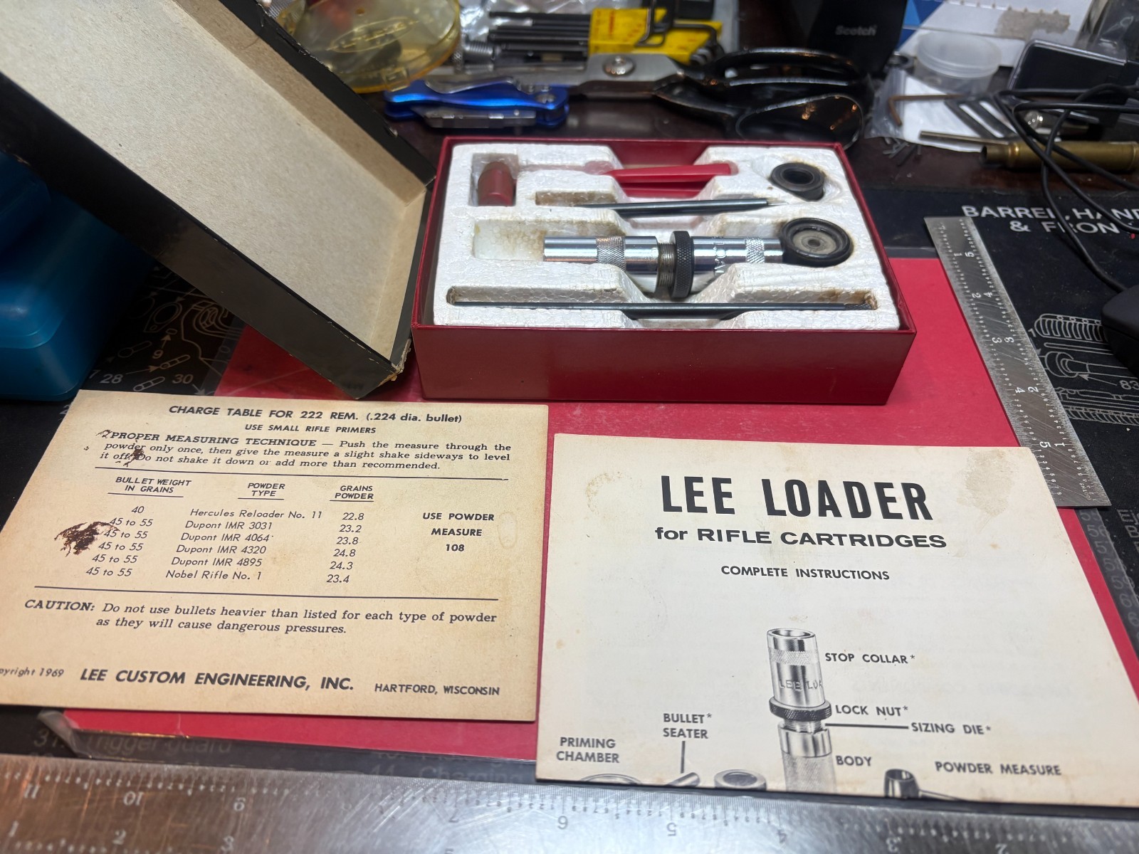 Vintage Lee Loader for .222 Remington