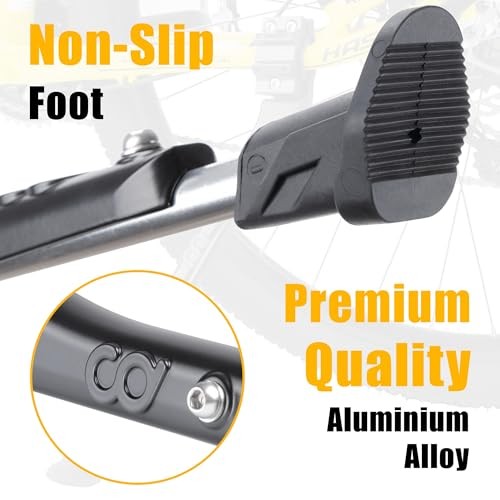 Adjustable Rear Mount Bicycle Kickstand | Sturdy & for 24" - 29" & 700c