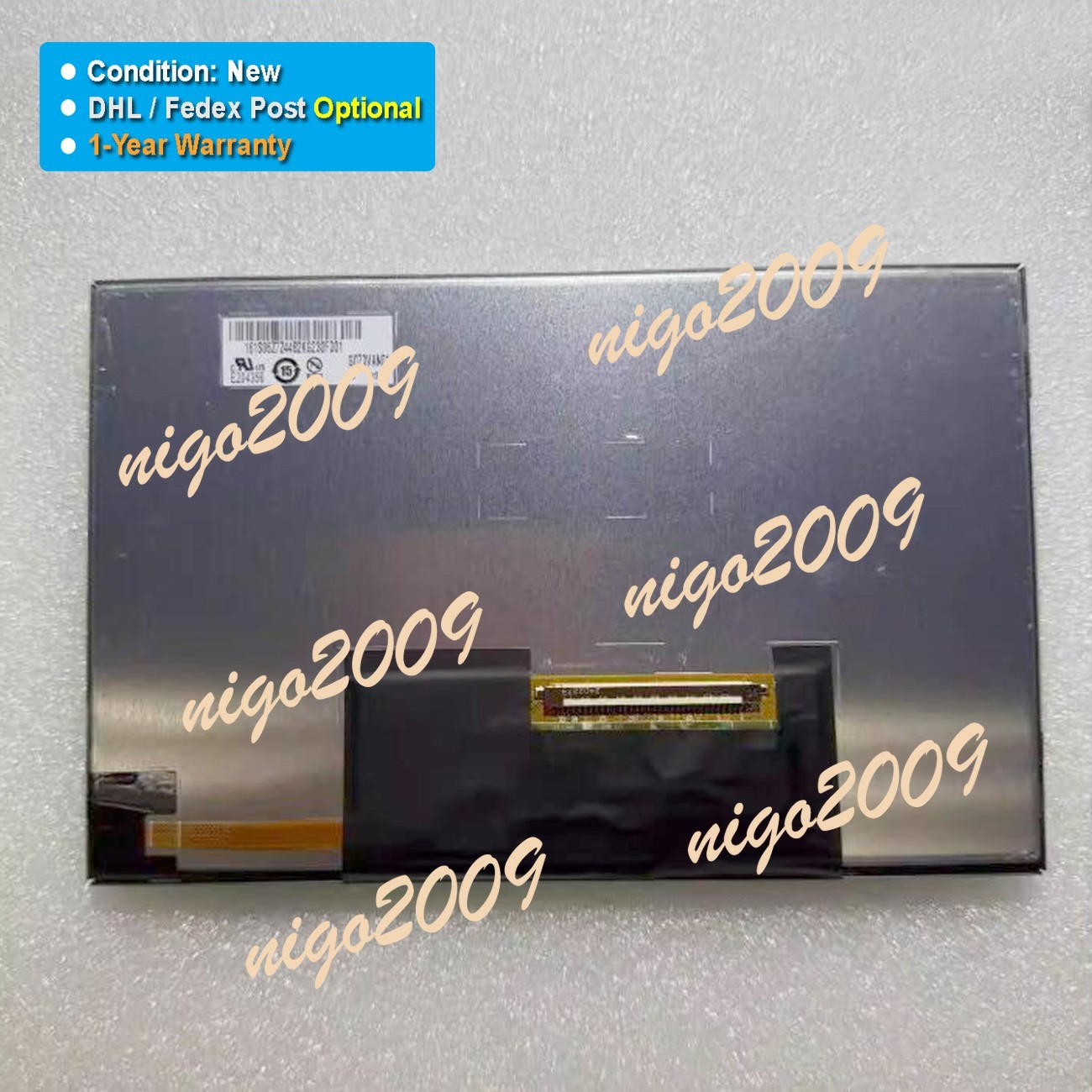 New Original AUO G070VAN01.0 G070VAN01.1 800×480(RGB) Resolution 7" LCD Display