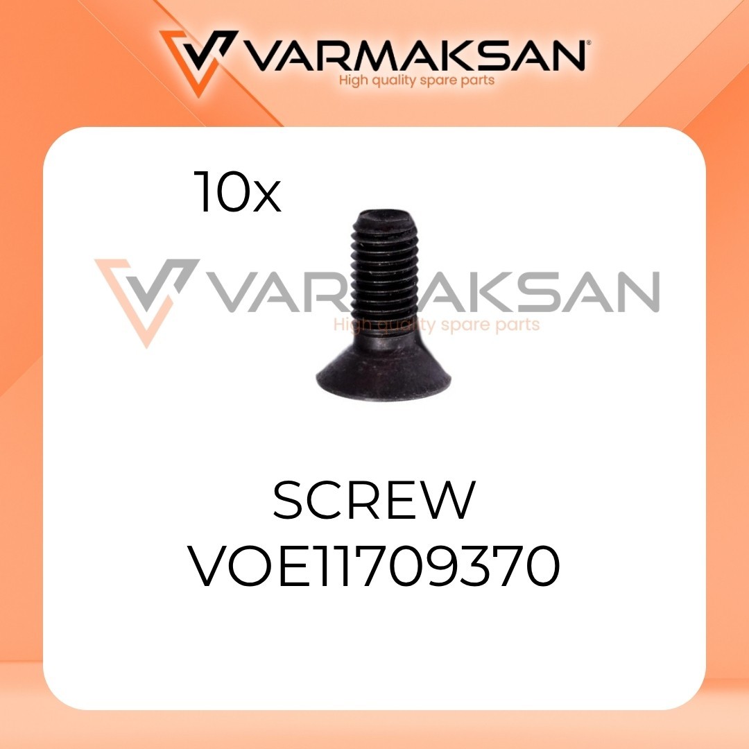 NEW VOLVO VOE11709370 SCREW PACK OF 10 / NEW 11709370 SCREW - 10x(PCS)