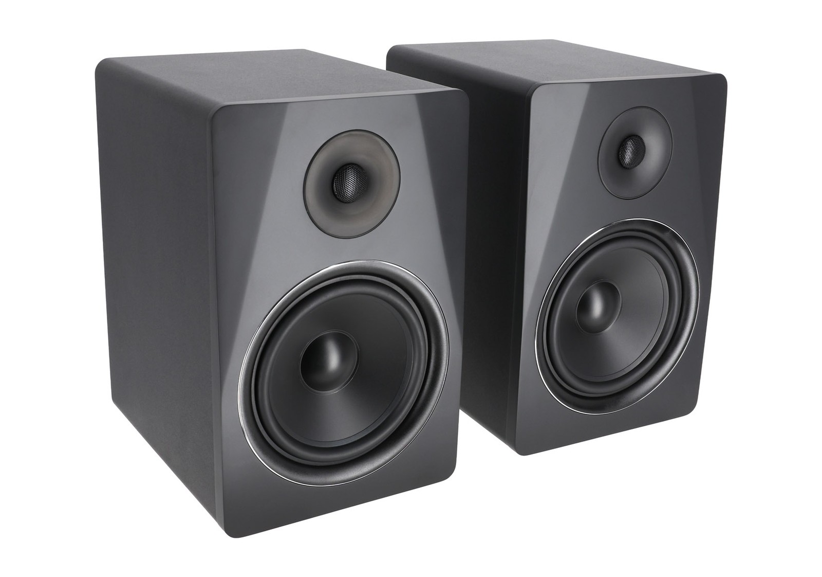 Rockville APM8B 8" 2-Way 500W Active/Powered USB Studio Monitor Speakers Pair