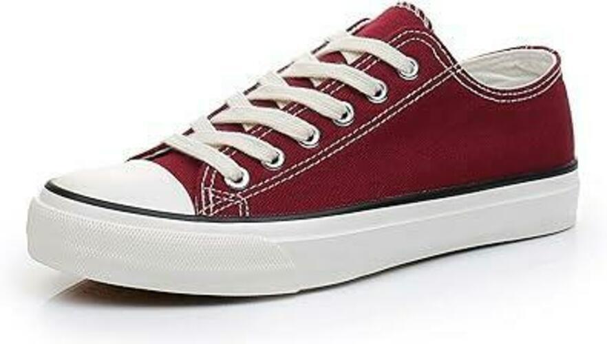 Cull4U Women's Old Times Low-Top Sneaker Shoe SIZE 5 Burgundy