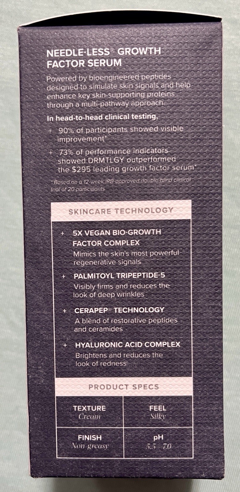 Drmtlgy Needle-less Growth Factor Serum NIB