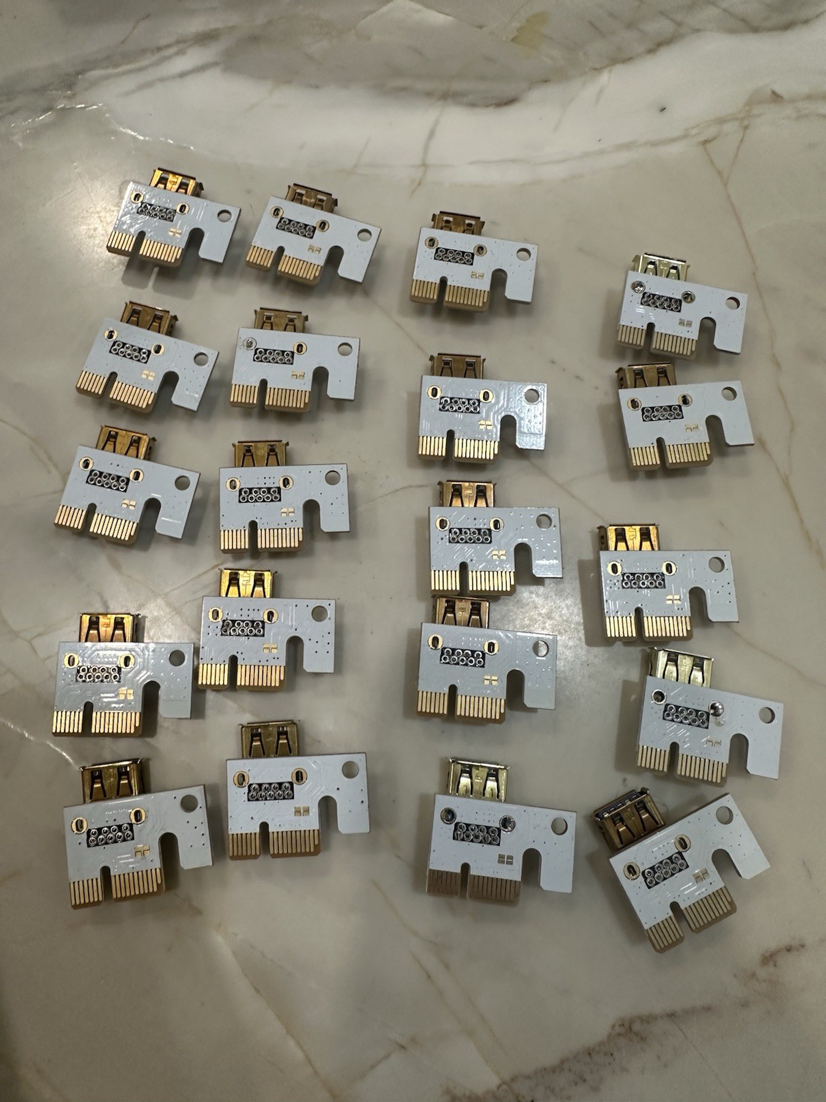 20x PCIe USB 3.0 GPU Mining Kit - 20 Risers, 20 USB Cables, 20 x1 Adapters