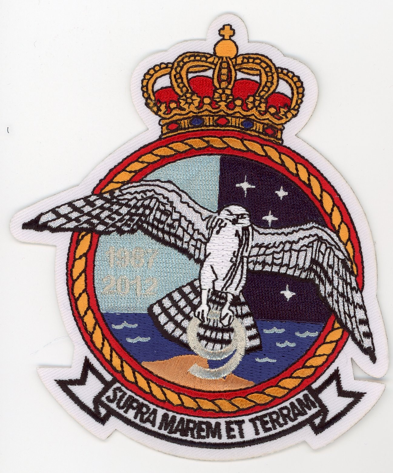 PATCH SPAIN NAVY HARRIER 9th SQDN COBRA 1987 2021 IRON ON ANNIVERSARY