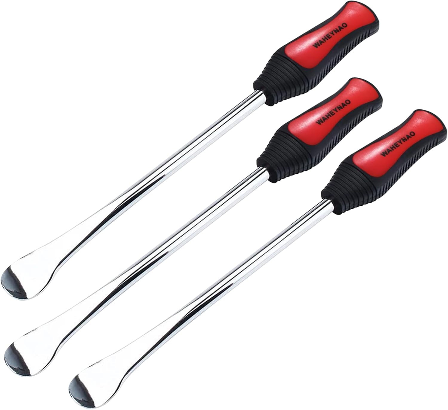 3 Pack Heavy Duty Iron Tire Levers Spoons Tire Changing Spoon for Car Bike
