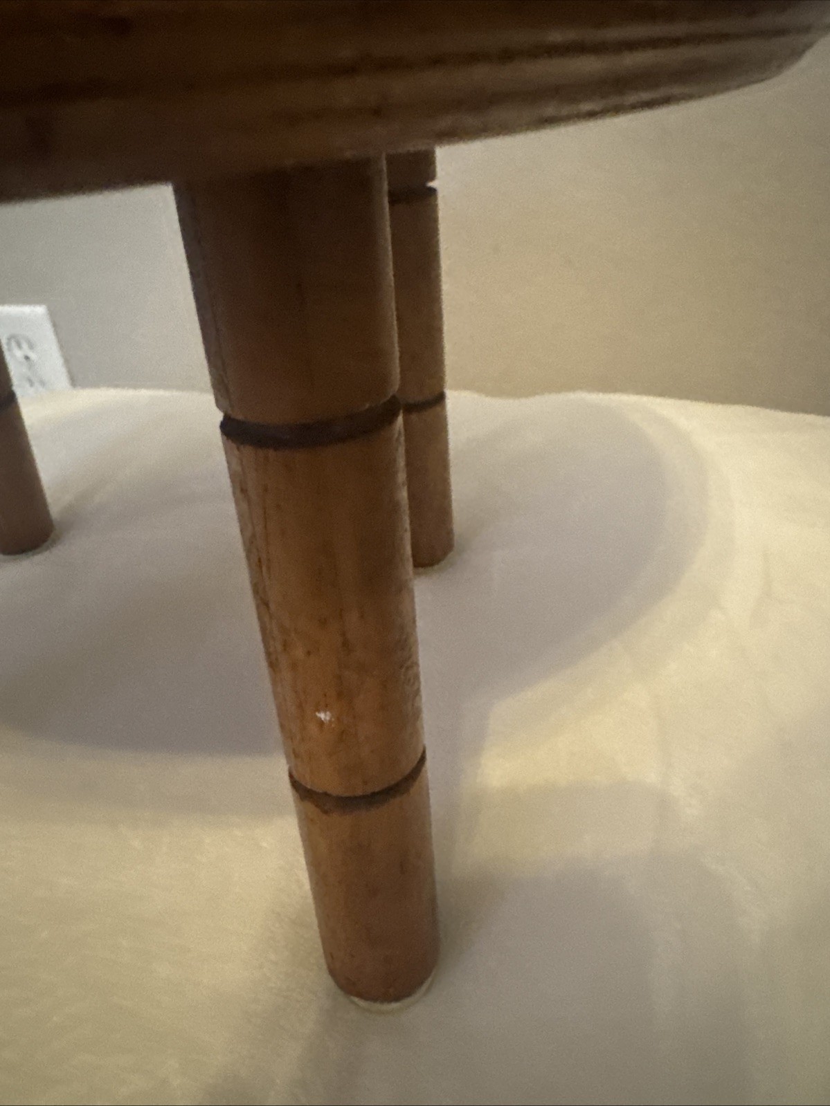 Vintage Milk Stool Solid Wood