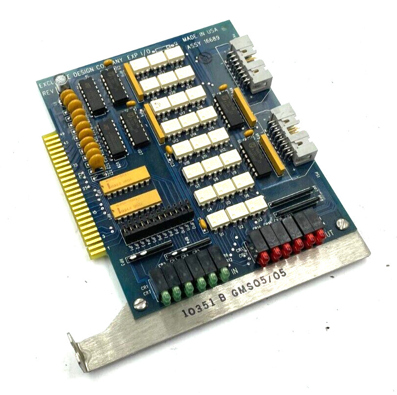 Exclusive 16689 REV. B Design Company EDC Digital Signal I/O Board
