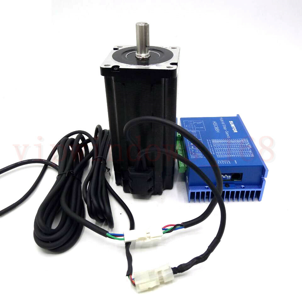 NEMA34 8.5NM 6A Closed-loop Stepper Motor Driver Hybrid Servo Kit&Encoder Cable
