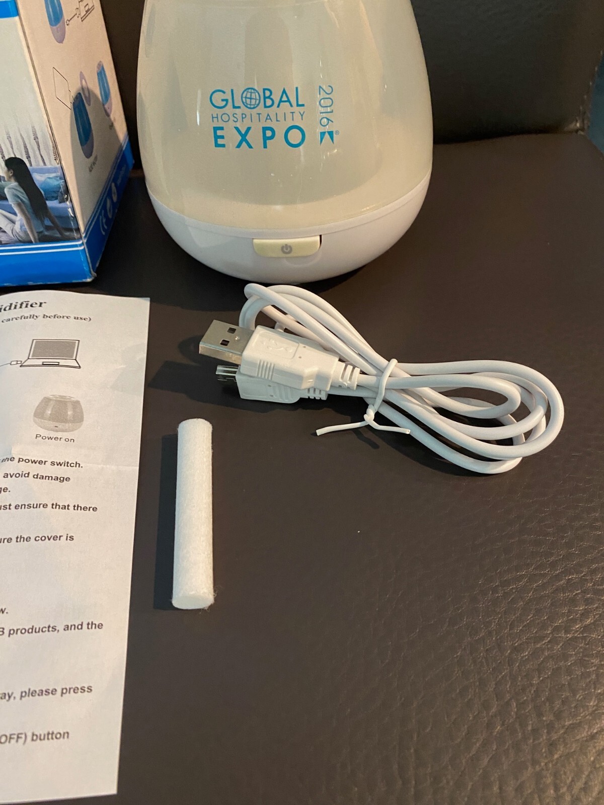 Mini Desktop USB Humidifier with Sounds - Lights - Aroma Diffuser