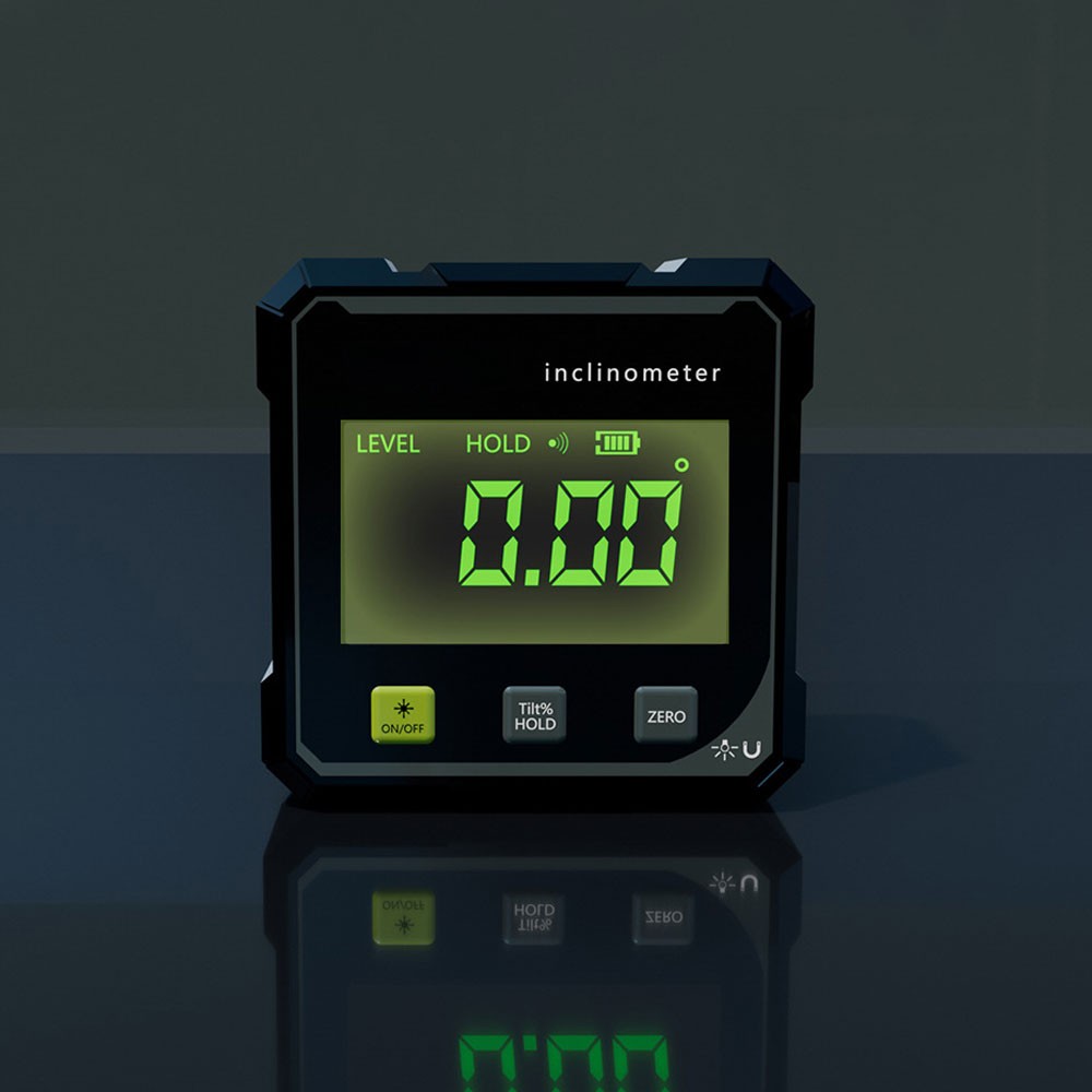 Digital Angle Finder with Electronic Laser 4-Side Magnetic Angle Gauge US