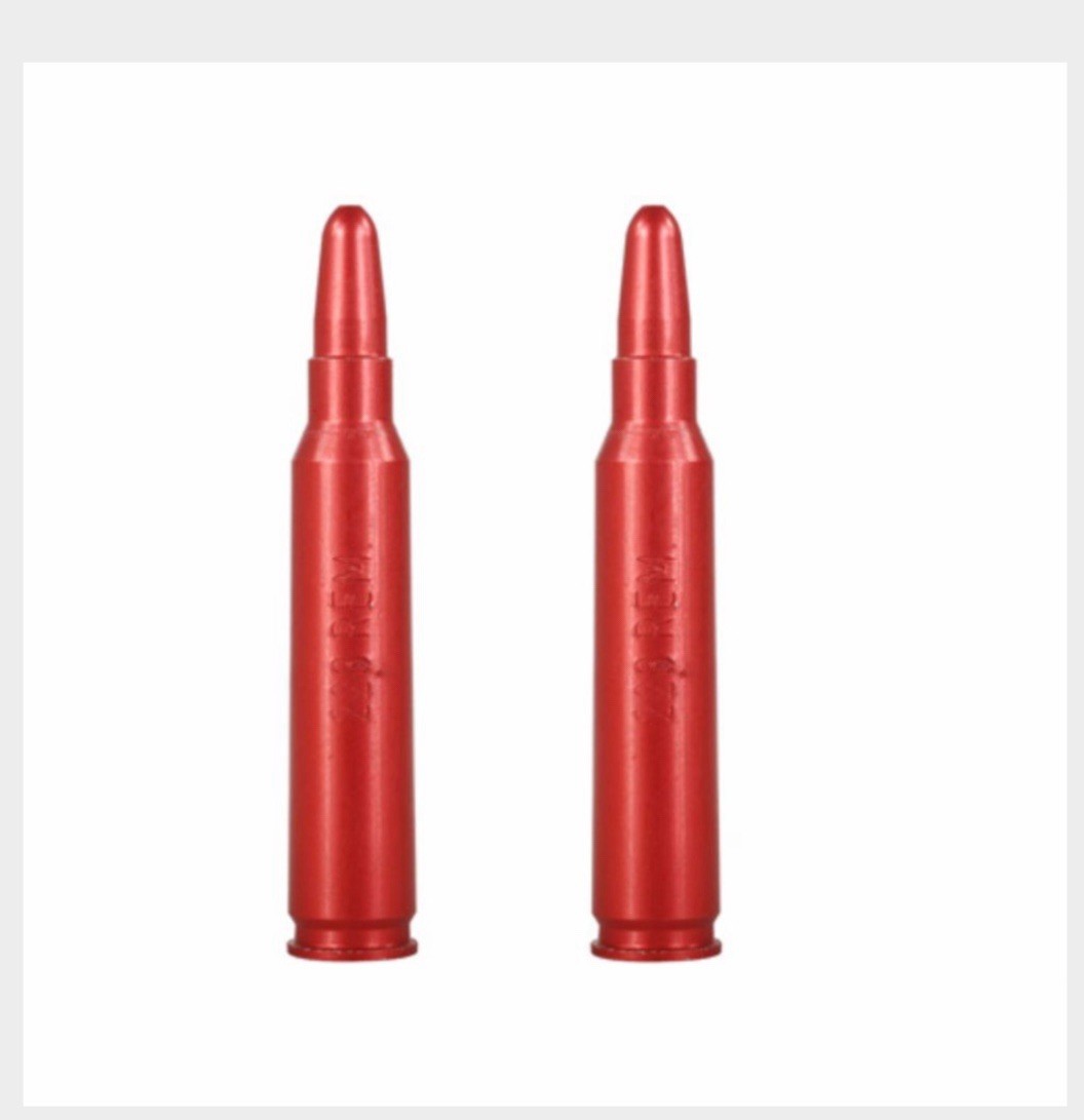 25-06 Remington Aluminum Snap caps Training Rifle Rounds Hunting Deer 2pk NY PA