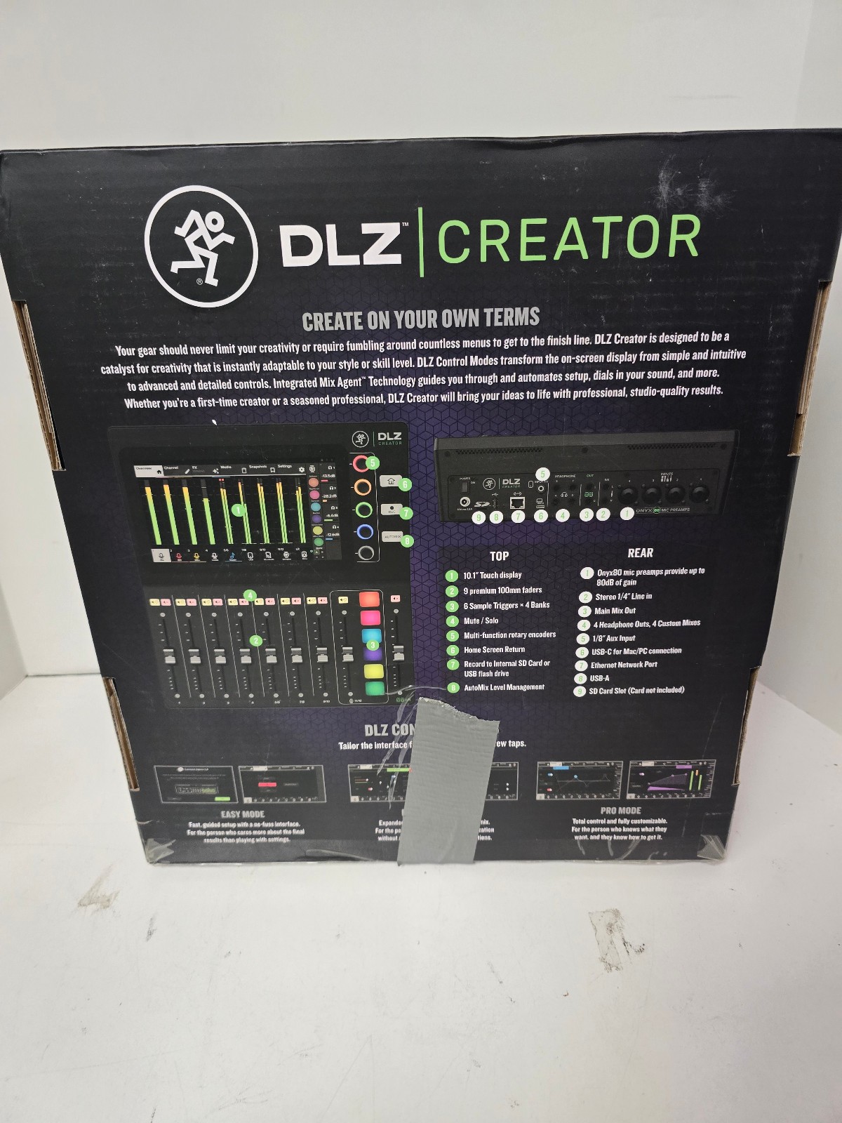 Mackie DLZ Creator Advanced Adaptive Digital Mixer With Mix Agent Technology