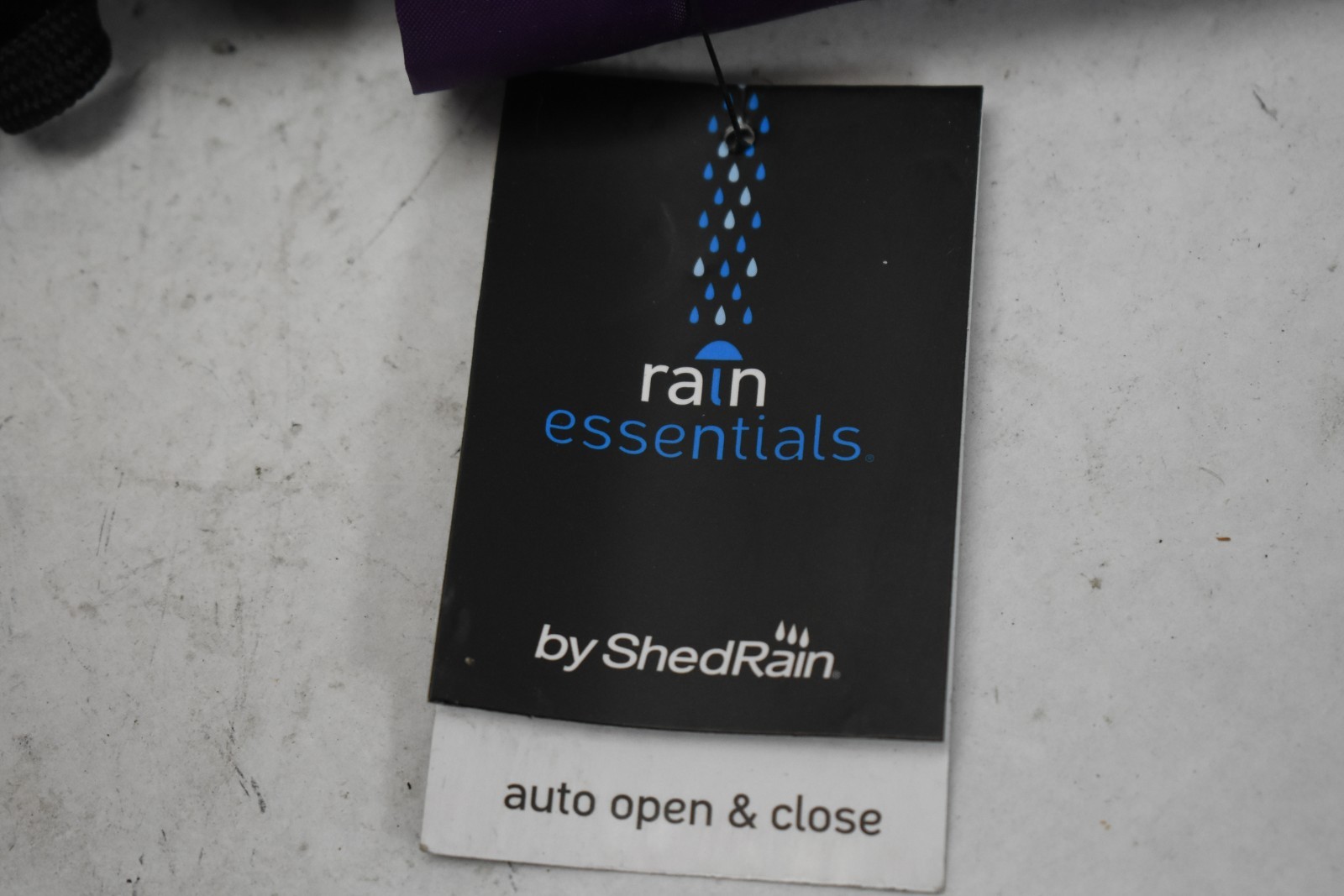 ShedRain Rain Essentials Auto Open Compact Automatic Umbrella Hyacinth Purple