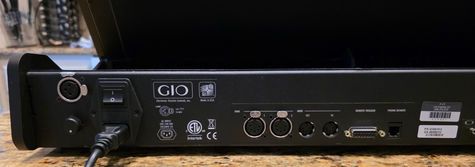 ETC Gio 12K Lighting Console w/ Road Case 12288 Eos