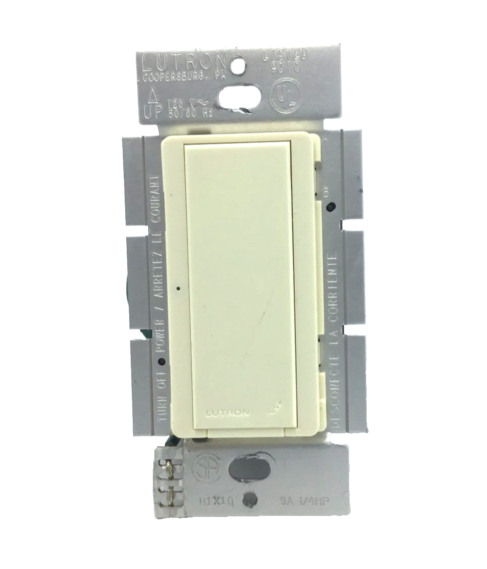 Lutron HRD-8ANS HomeWorks RF Maestro Electronic Switch (Light Almond)