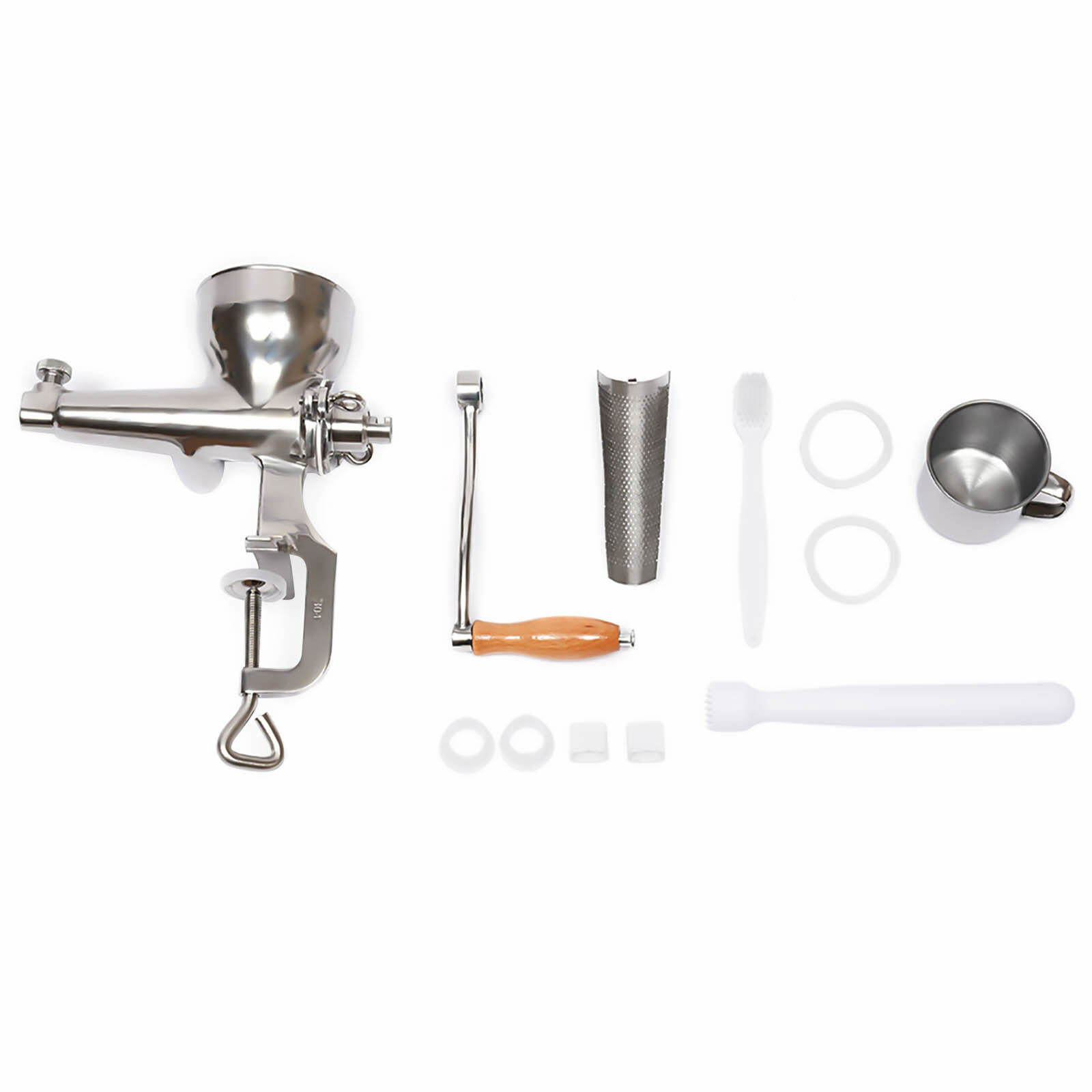 Stainless Steel Manual Wheatgrass Juicer Fruit Vegetable Juicer Hand Extractor??