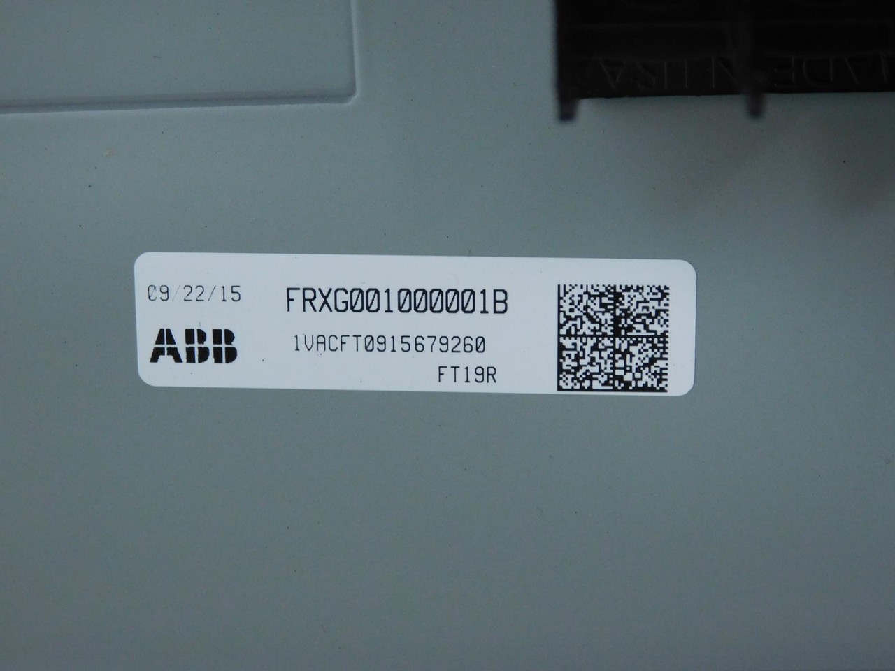 ABB FRXG001000001B FT1-R001 FT TEST SWITCH