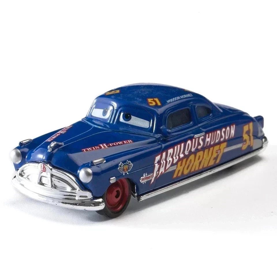 Disney Pixar Cars Doc Hudson 1:55 Diecast Model Car Toy Blue Hudson Hornet