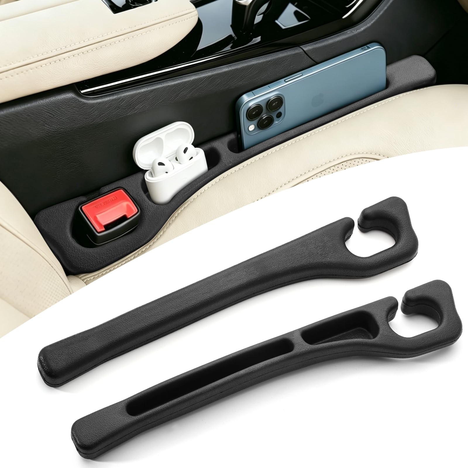 FULLDRIVER Car Seat Gap Filler Organizer for GMC Terrain Acadia Canyon 2026 2...