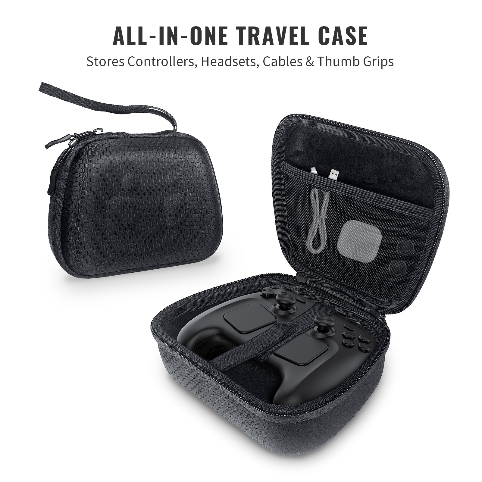 For Steam Controller2 Silicone Cover Protective Bag Hard EVA Travel Storage Case