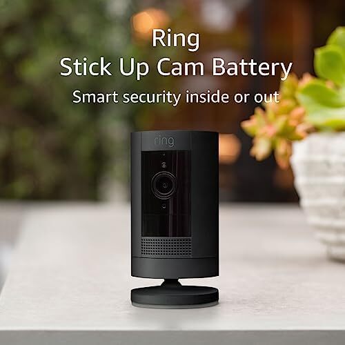 NEW Ring - Stick Up Indoor Outdoor Wireless Battery HD Security Camera - Black