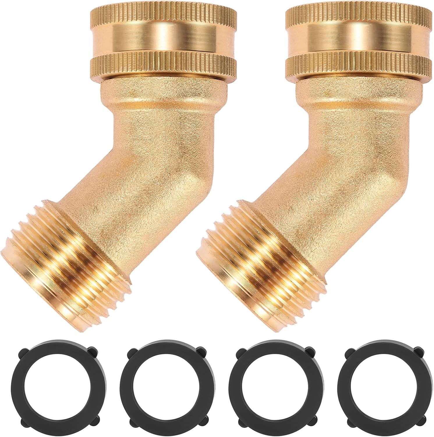 45 Degree Garden Hose Elbow, Eliminates Stress and Strain On RV 3/4 inch