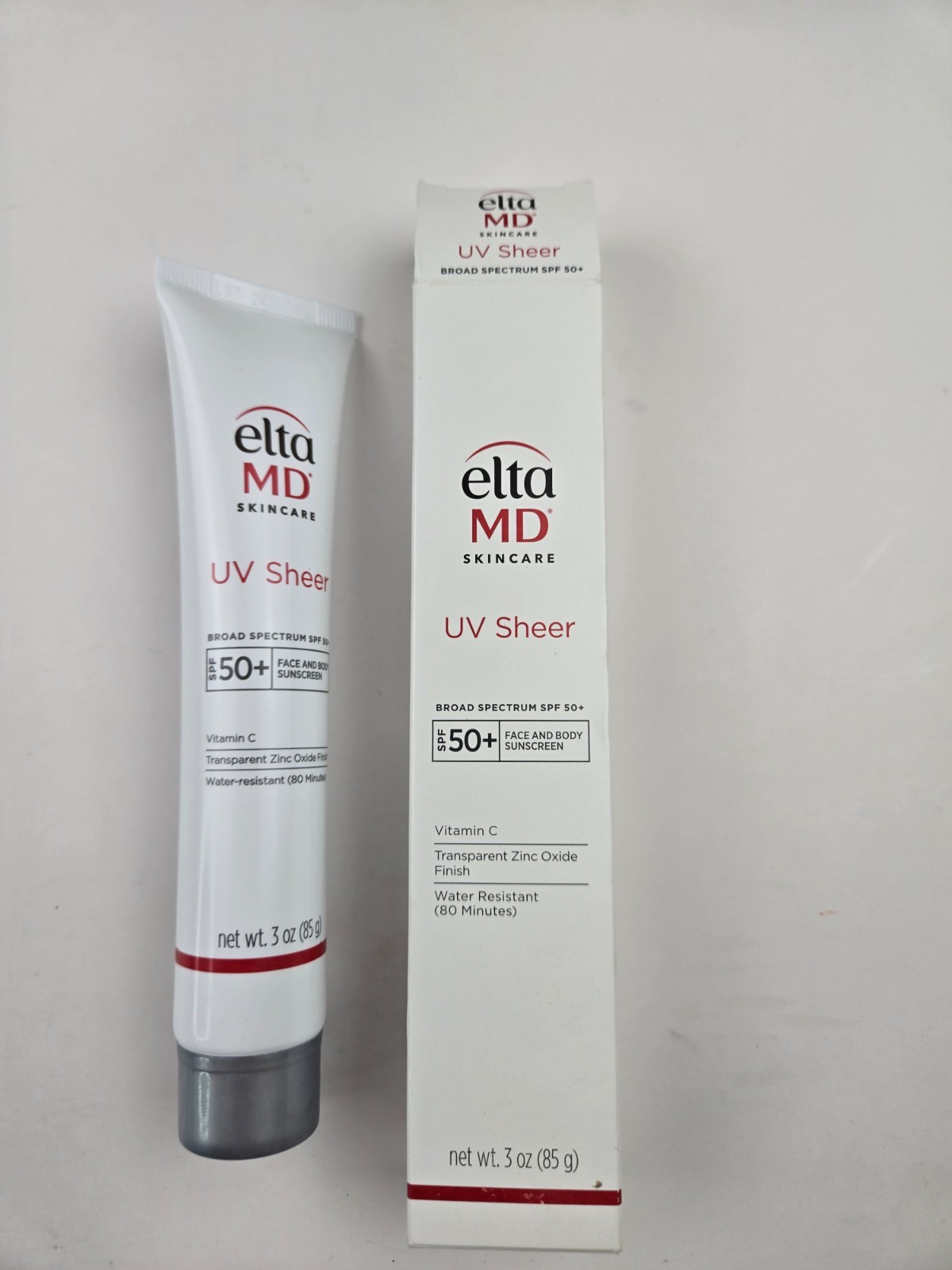 EltaMD UV Sheer Face Sunscreen, SPF 50+ No White Cast Sunscreen for Face and