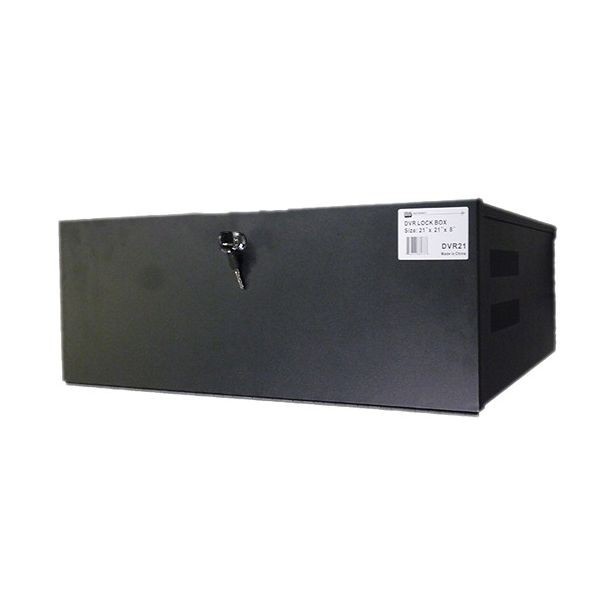 MG Electronics DVR218 Lock Box for security and networking equipment 21 X 21 X 8