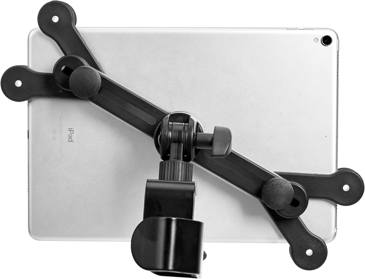 Adjustable Tablet/Ipad Mic Stand Holder for Music Performance, Black
