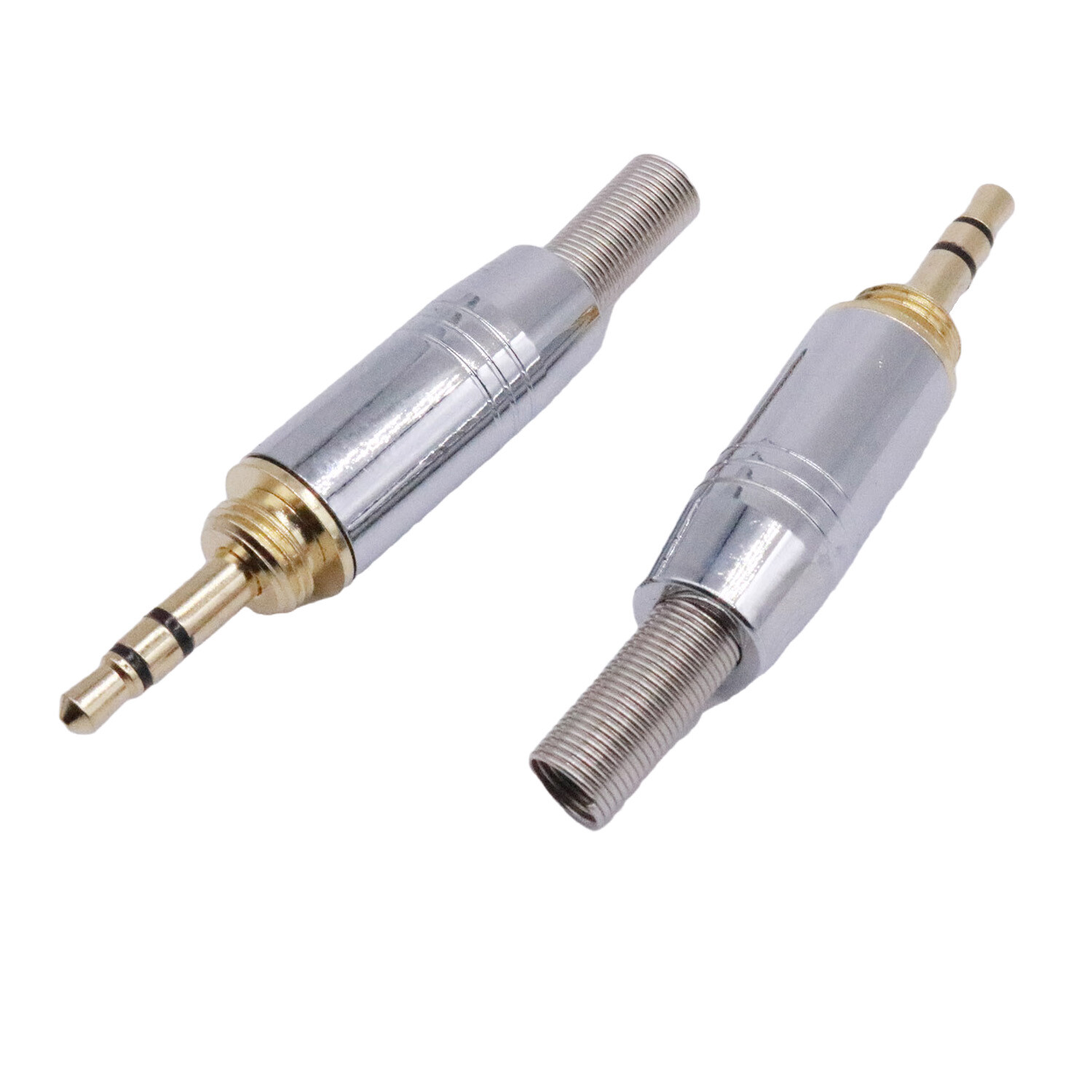 10x 3.5mm Male Audio HiFi Earphone Solder Wire Adapter Connector With Screw plug