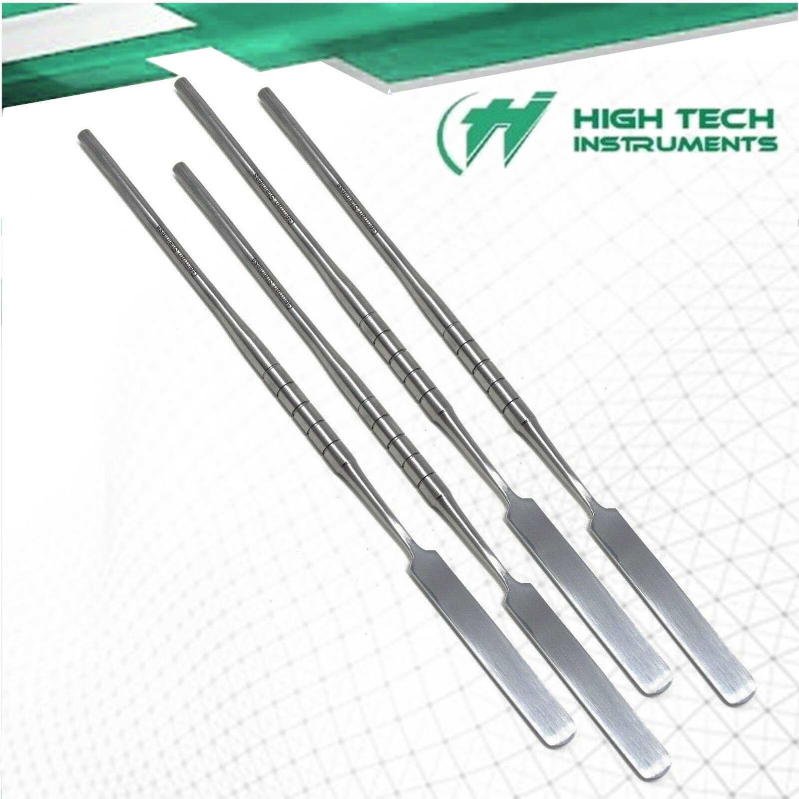 Dental Cement Mixing Spatulas Lab Wax Modelling Quality Instruments Set of 4 Pcs
