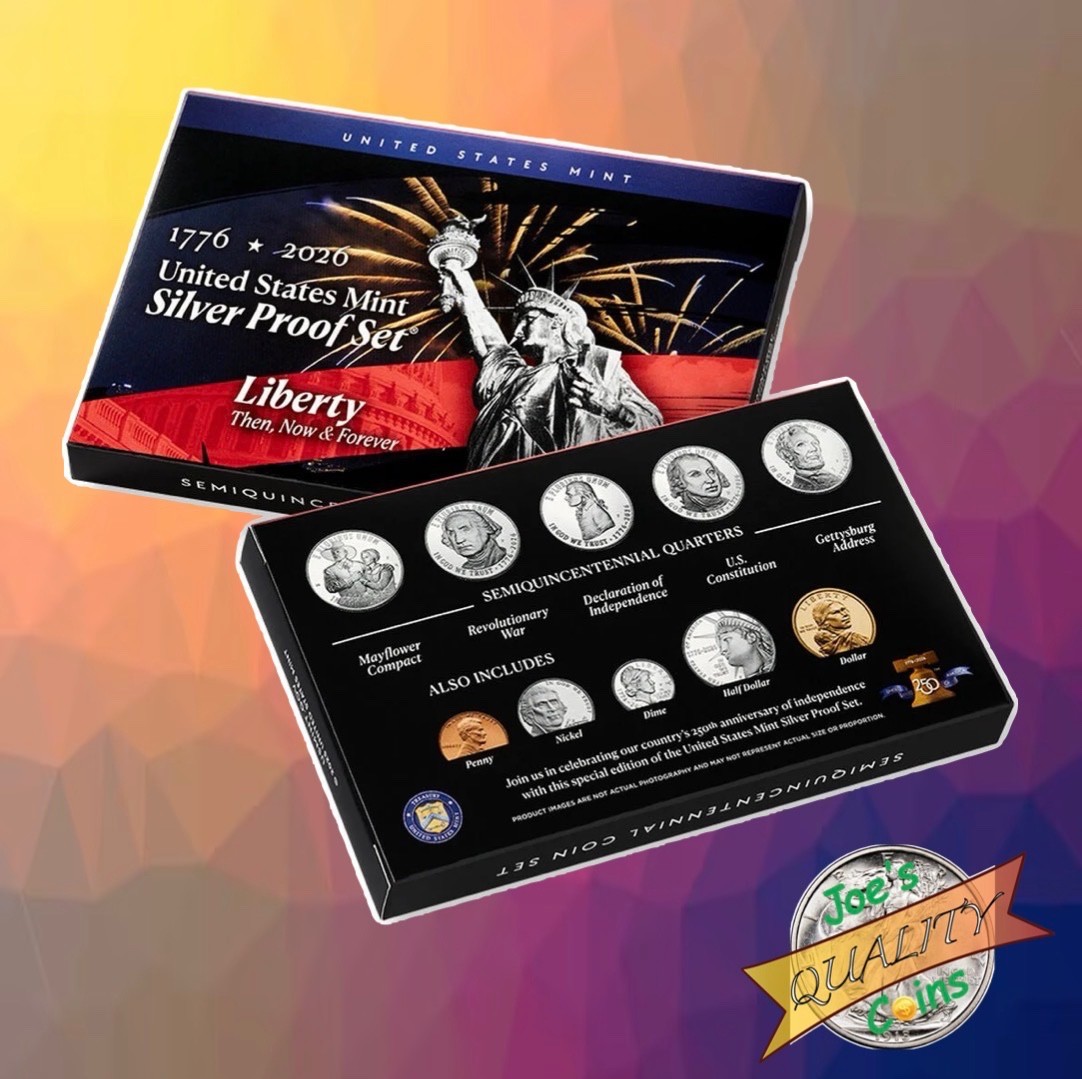 2026 Silver Proof Set With COA